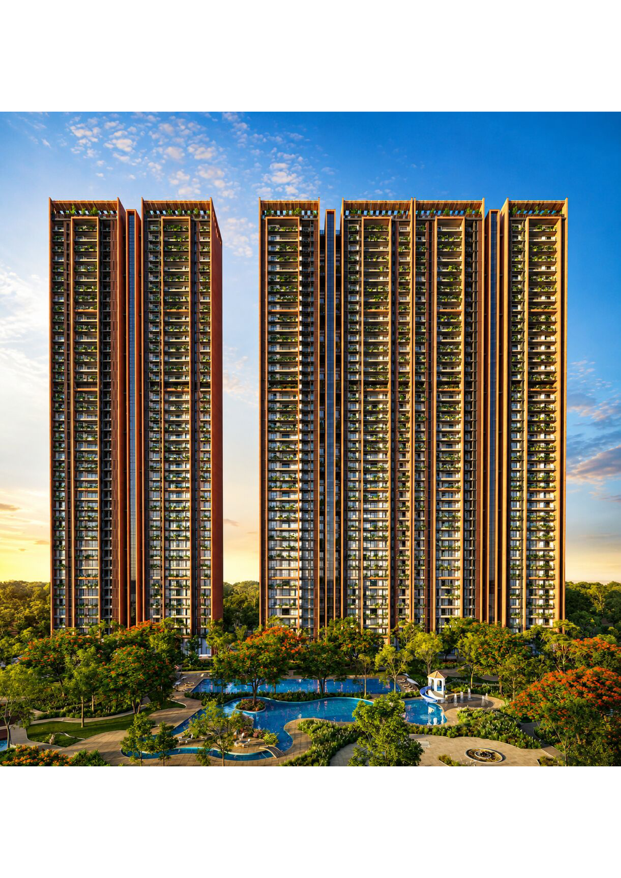 Five signature towers